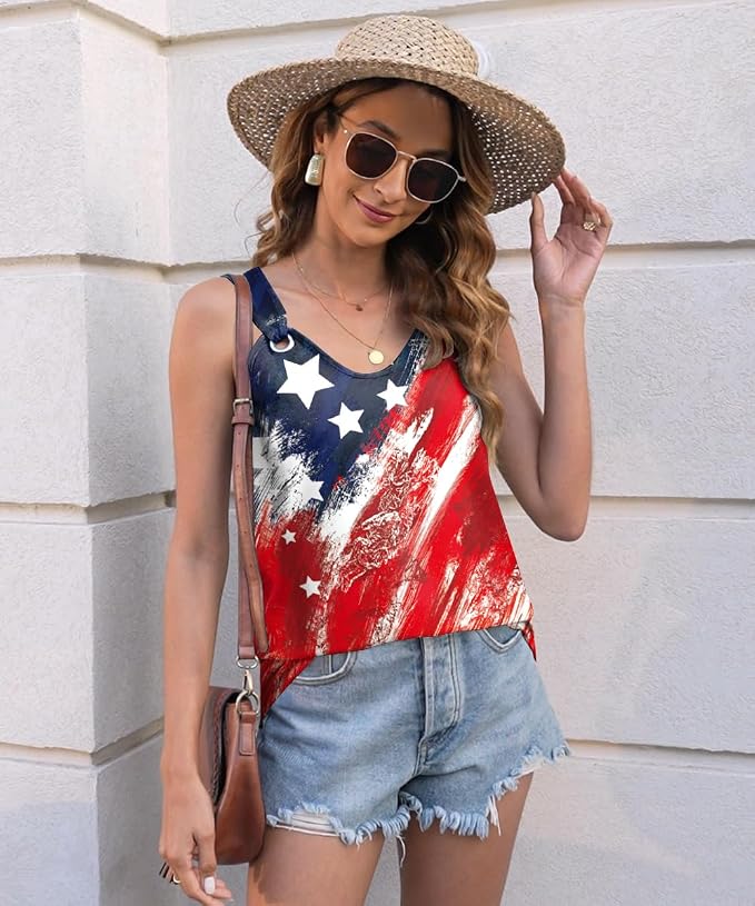 Disamer Womens Tank Tops 2026 Loose Fit Casual Summer Spaghetti Strap Trendy Spring Cute Lace Sleeveless T Shirts - Image 3