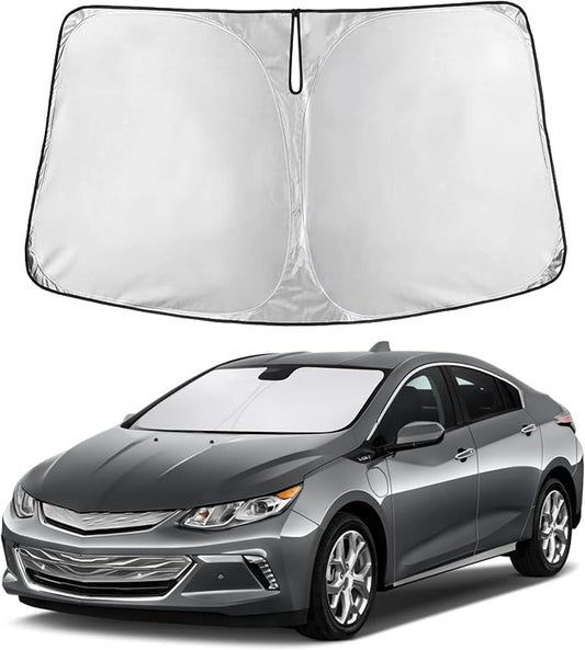 EcoNour Windshield Sunshade Compatible for Chevrolet Volt 2016-2017 2018 2019, Sun Visor for Front Windshield & Window Sun Shade Cover, UV Heat Blocker & Protector, Car Accessories by EcoNour