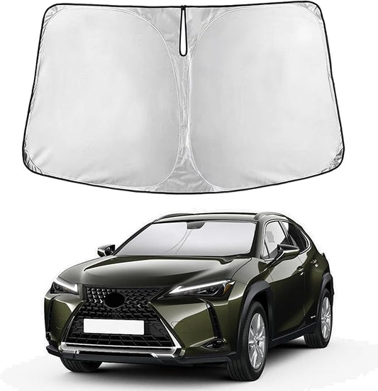 EcoNour Windshield Sunshade Compatible for Lexus UX 2019-2024 2025 2026, 200/250h/260h/300h/300e Sun Visor for Front Windshield & Window Sun Shade Cover, UV Heat Blocker & Protector, Car Accessories by EcoNour