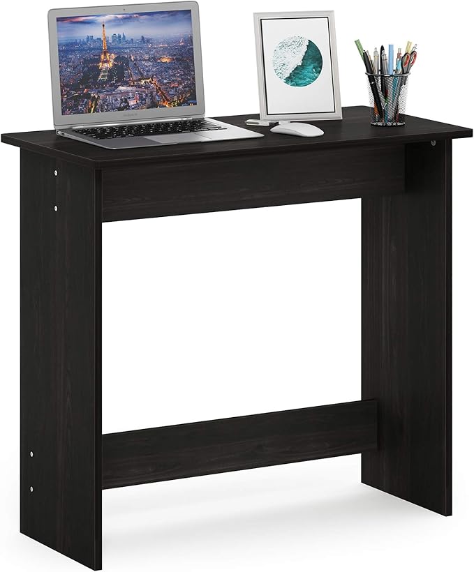 FURINNO Simplistic Study Table, Espresso by Furinno-FitsYourSpaceFitsYourBudget