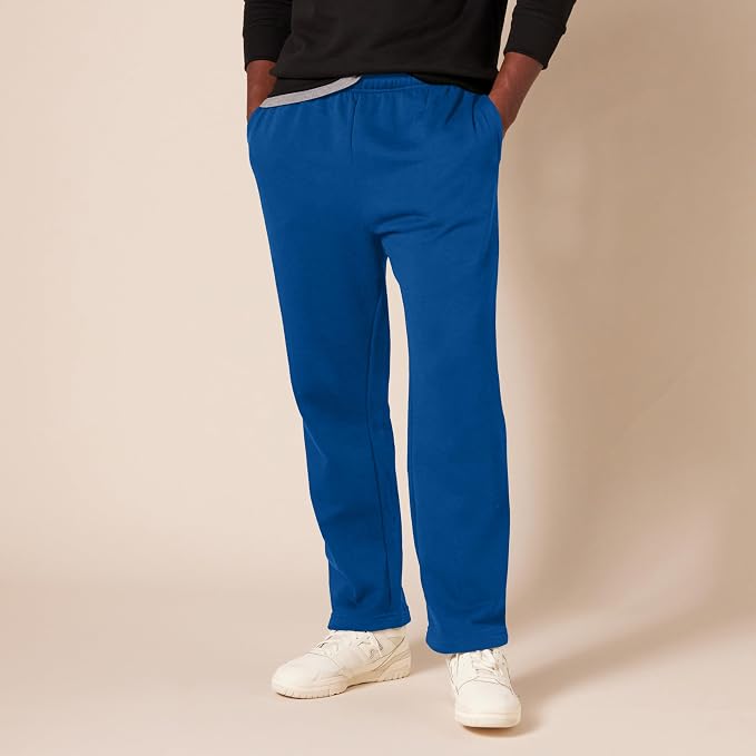 Amazon Essentials Men's Relaxed Straight Leg Fleece Open Bottom Sweatpant (Available in Big & Tall) - Image 7