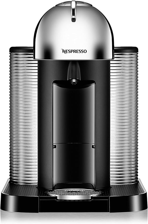 Nespresso Vertuo Coffee and Espresso Maker by Breville, Chrome with Aeroccino Milk Frother - Image 2