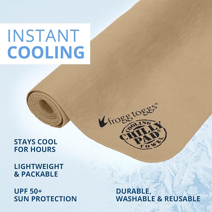 FROGG TOGGS Chilly Pad, Instant Cooling Towel, Long Lasting, Reusable, Sports and Outdoors Neck Towel 33x13 - Image 3