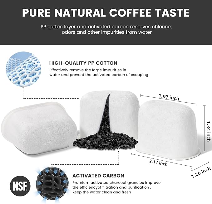 Possiave 2-Pack Water Filters Compatible with Breville BWF100 Machines | Breville Espresso Machine Water Filter Replacement for Barista Express/Pro, Infuser, Dual Boiler, Oracle Series Early - Image 2