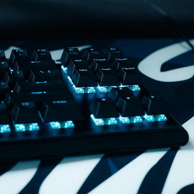 Alienware Wired Gaming Keyboard AW420K, Linear Mechanical, TKL | USB-C, Detachable Cable, Adjustable Height, RGB Per-Key, Dark Side of the Moon, 2-Year Warranty - Image 10
