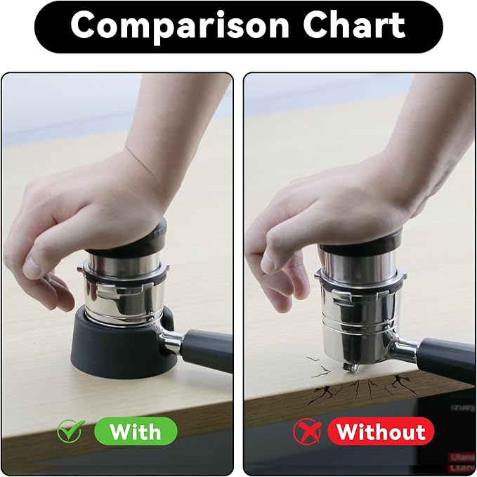 Portafilter Holder for Ninja Espresso Machine, Espresso Tamping Station | for Ninja Luxe Cafe ES601 ES701, Silicone Coffee Tamper Base, Non-Slip, Stable Tamping Support, Protect Countertop - Image 3