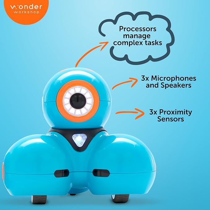 Wonder Workshop Dash Robot - Coding Robots for Kids 6+ - Voice Activated STEM Robot Toys - Interactive, Educational & Programmable - Image 3