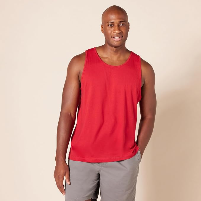 Amazon Essentials Men's Active Quick Dry Tech Stretch Moisture Wicking Lightweight Gym Tank Top - Image 6