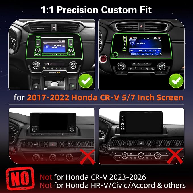 Car Phone Holder for Honda CRV 2017 2018 2019 2020 2021 2022: Magnetic Screen Cell Phone Mount for CR-V 5/7 Inch Touchscreen Accessories - 360° Rotation Compatible with MagSafe for iPhone Samsung - Image 2