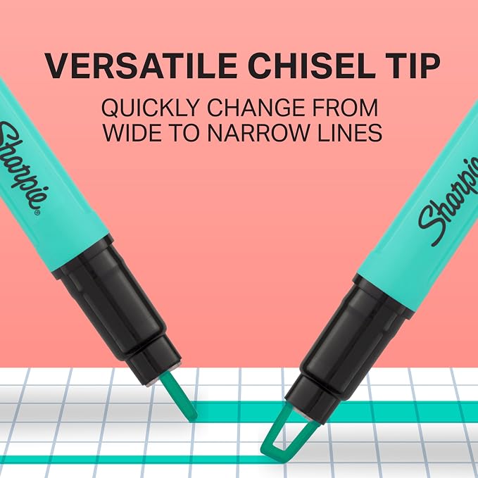 Sharpie Clear View Highlighters, With See-Through Chisel Tip, Assorted Colors, 12 Count - School, Teacher, Office Supplies - Image 4