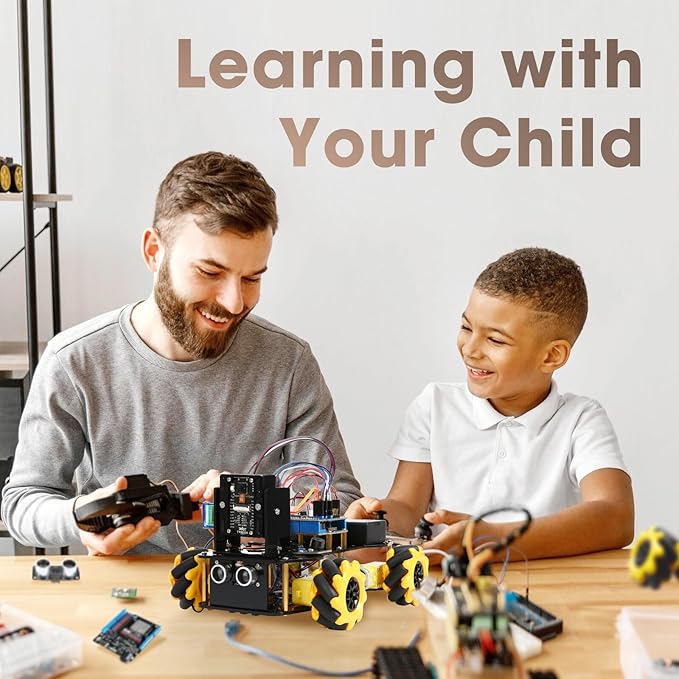 Robotics Kit for Kids Ages 8–12 12-16, ACEBOTT Smart Robot Car Kit with 3MP Camera, STEM Toys for Boys Compatible with Arduino & Scratch,App & Remote Control,STEM Gift for Boys, Girls,Teens and Adults - Image 8