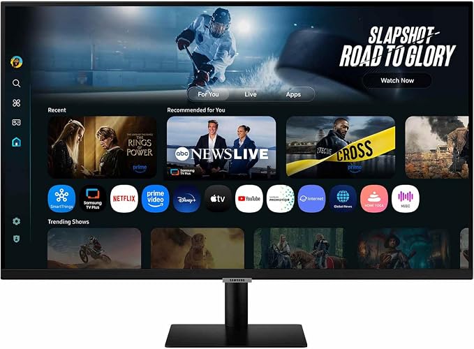 Samsung 32” Smart Monitor M7 (M70F) 4K UHD Display, Samsung Vision AI, Smart TV Apps, Gaming Hub, USB-C, HDMI and USB-A, Black, LS32FM702UNXZA, 2025 - Image 13
