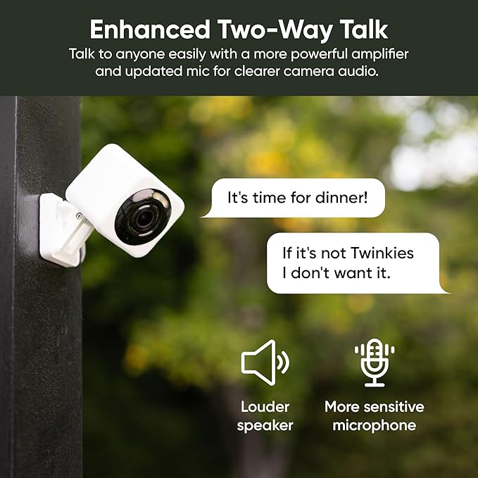 WYZE Cam v4 (Latest Model), 2.5K AI Security Camera, Indoor/Outdoor Cameras for Home Security, Baby Monitor & Pet Camera, Color Night Vision, No Subscription Required, Free Expert Help (2 Pack) - Image 6