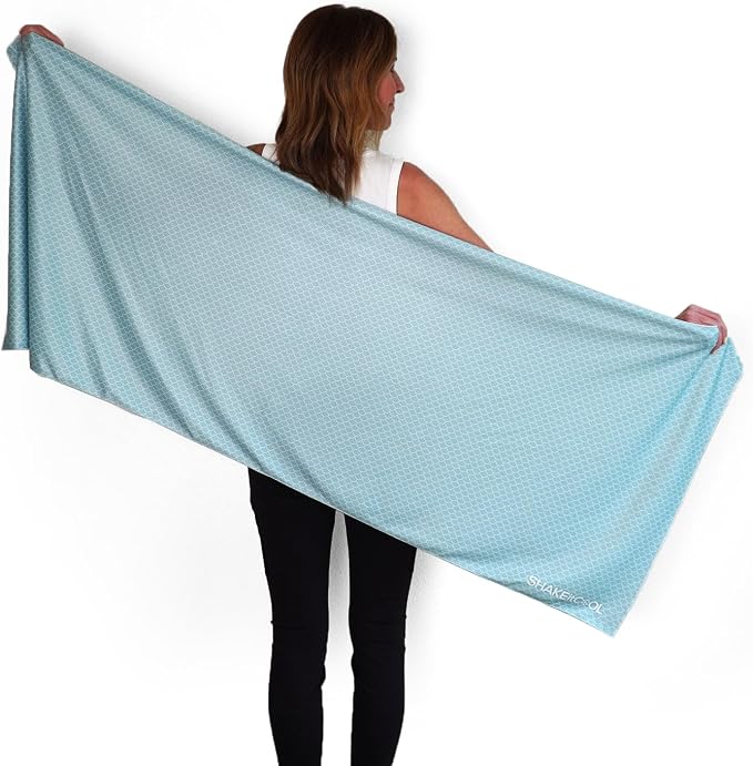 SHAKEitCOOL Large Cooling Shawl - Instant Heat Relief for Outdoor Events - Image 2
