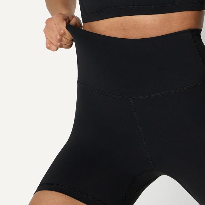 Amazon Essentials Women's Active FormFlex Buttery Soft High Waist Biker Shorts - Image 4