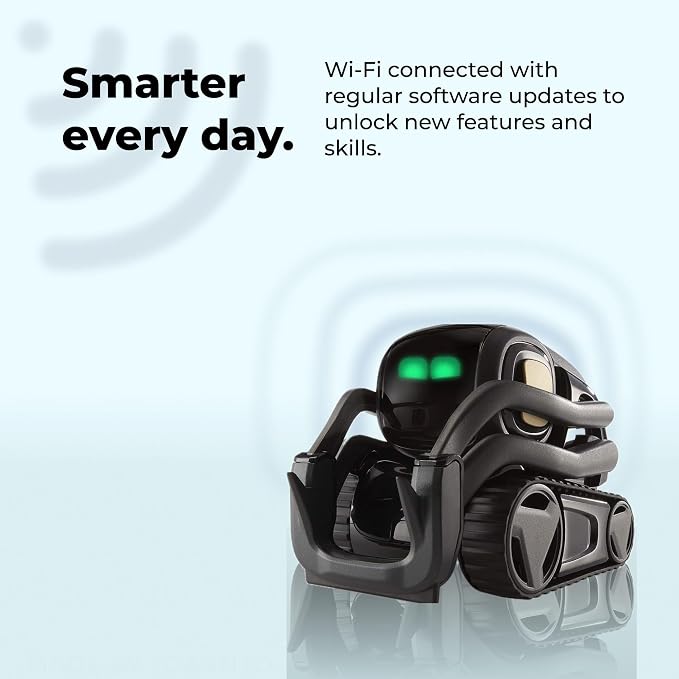 Anki Vector 2.0 AI ChatGPT Connected Robot Companion – Smart Autonomous Home Robot with Face Recognition and Voice Conversations - ChatGPT Subscription Required (Black) - Image 3