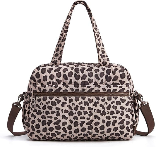 BAGSMART Duffle Bag for Travel, Gym Bag for Women, Weekender Carry on Bag | PVC Wet Pocket, Airline Approved Personal Carry-on Size, Fits Under-seat, One Bag for Gym, Travel, Hospital, Overnight by BAGSMART