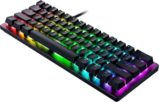 Razer Huntsman V3 Pro Mini 60% Esports Gaming Keyboard, Black | Analog Optical Switches, Razer Snap Tap, Rapid Trigger, Adjustable Actuation, Dual-Purpose Mod Keys, Doubleshot PBT Keycaps - Image 11