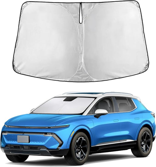 EcoNour Windshield Sunshade Compatible for Chevrolet Equinox EV 2024 2025 2026, Sun Visor for Front Windshield & Window Sun Shade Cover, UV Heat Blocker & Protector, Car Accessories by EcoNour