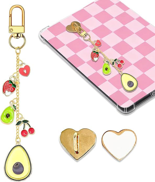 Charm Chains for Kindle,Cute E-reader Phone Charm Bracelets Accessories Compatible for Kindle E-Reader Phone iPad AirPod,Gifts for Reader Booklovers by Unknown