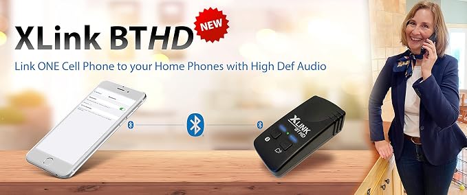 Xtreme Technologies XLink BT HD - Only High Definiton Audio Bluetooth Cell to Home Telephone Adapter (One Cell Phone) - Image 5