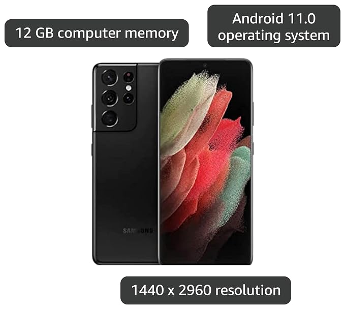 Samsung S21U 128GB Phantom Black Verizon (Renewed) - Image 3