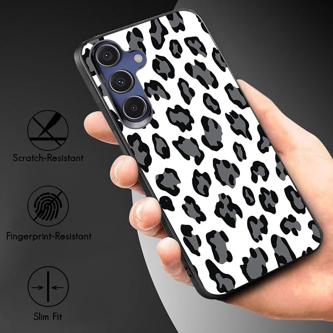 Designed for Galaxy A16 5G Phone Case,Slim Silicone Shockproof Protective Case for Galaxy A16 5G 6.7 inch,Leopard Print - Image 3