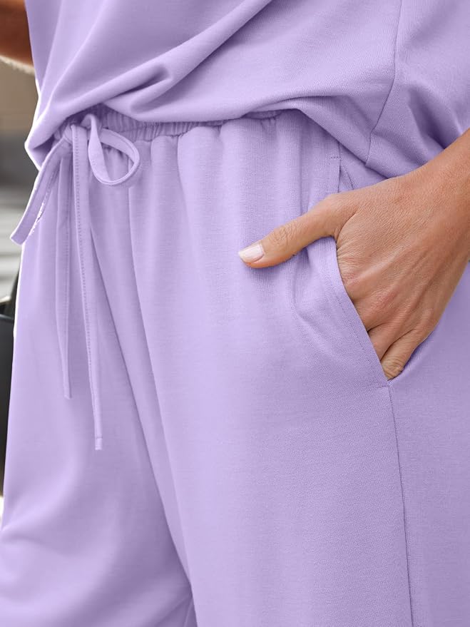 LILLUSORY Two Piece Lounge Sets for Women Vacation Beach Travel Airport Fall Outfits Casual Cruise Fashion 2026 - Image 4