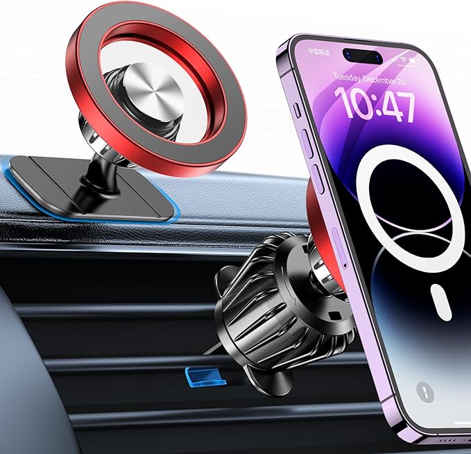 Kaistyle for Magsafe Car Mount【20 Strong Magnets】Magnetic Phone Holder for Car Phone Holder Mount Dash Mounted Holders Cell Phone Holders for Your Car Accessories for Women Men for iPhone 17 16 15 14 by Kaistyle