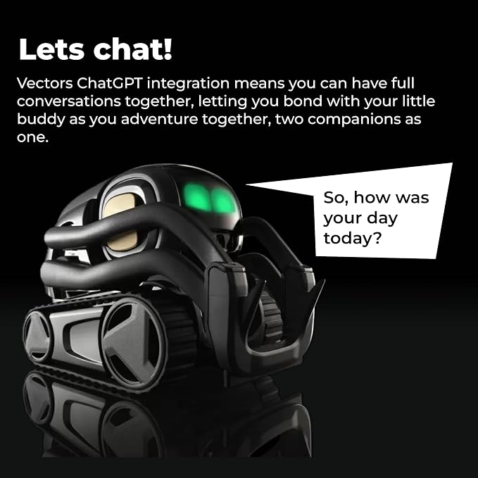 Anki Vector 2.0 AI ChatGPT Connected Robot Companion – Smart Autonomous Home Robot with Face Recognition and Voice Conversations - ChatGPT Subscription Required (Black) - Image 6