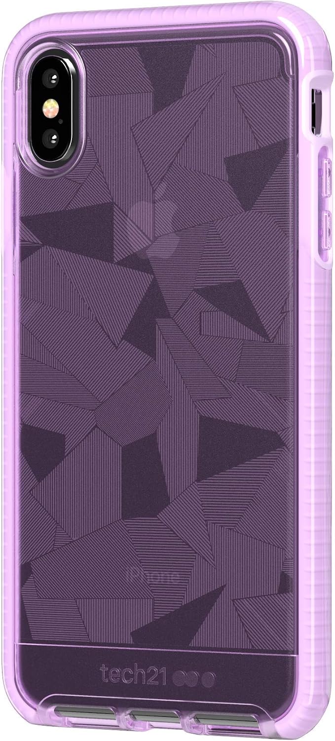 tech21 Evo Edge Phone Case with 12ft Drop Protection for Apple iPhone Xs Max - Orchid - Image 5