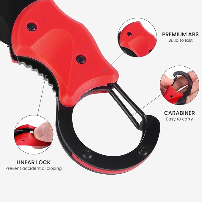 FUNBRO Cool Folding Knife Box Cutter, Edc Knives Tool | Small Pocket Knife for Men with 1.34 Inch Sharp Blade, Great Gift for Women Men (red) - Image 3