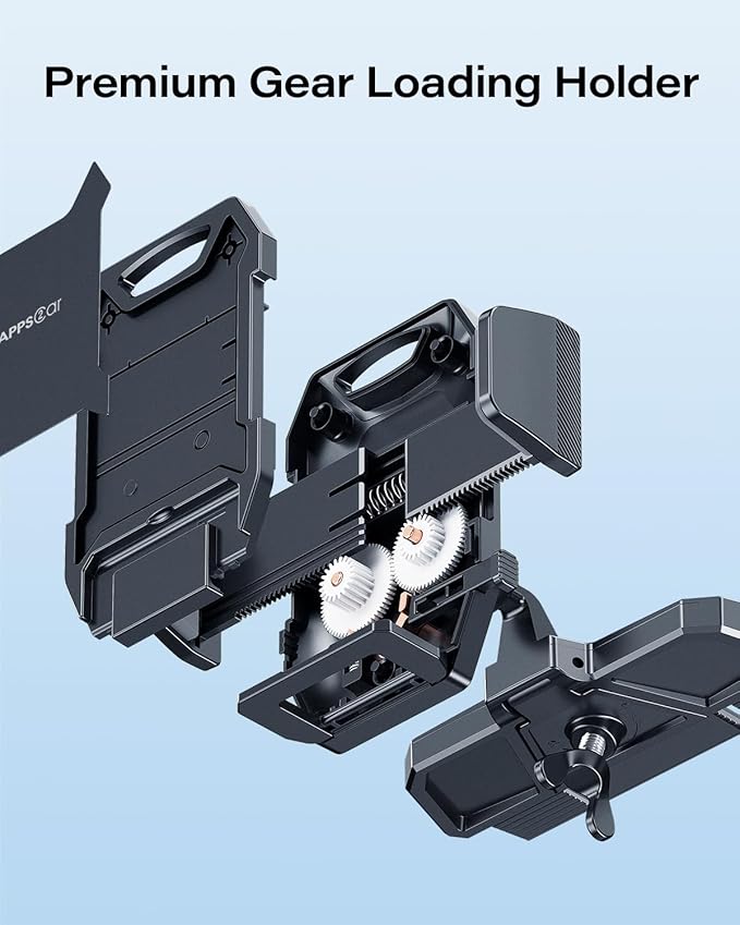 APPS2Car Sturdy CD Slot Phone Mount with One Hand Operation Design, Hands-Free Car Phone Holder Universally Compatible with All iPhone & Android Cell Phones, for Smartphone Mobile - Image 6