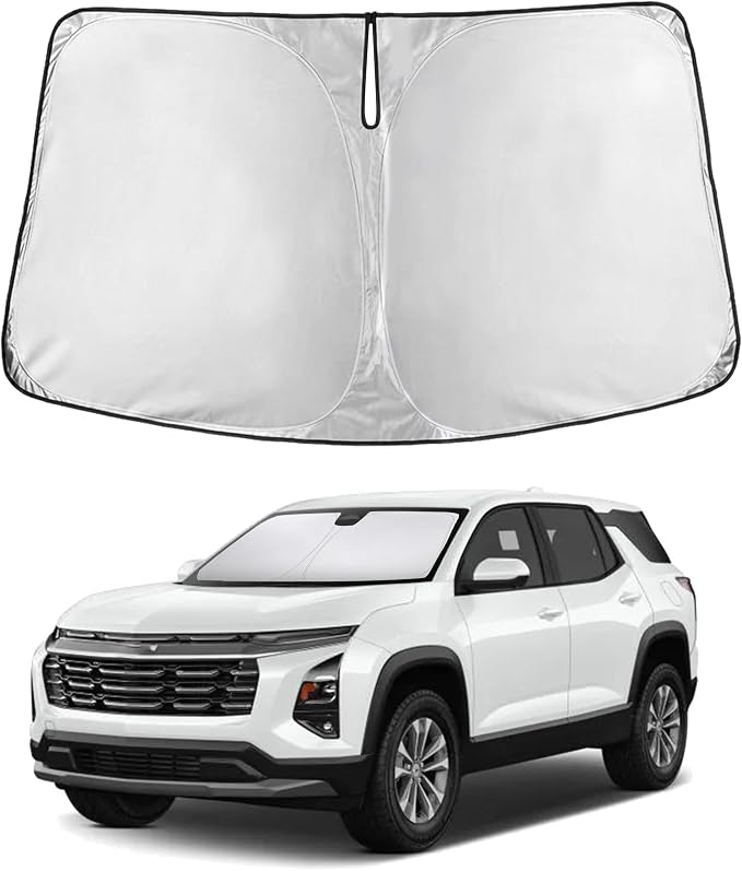 EcoNour Windshield Sunshade Compatible for Chevrolet Equinox 2025 2026, Sun Visor for Front Windshield & Window Sun Shade Cover, UV Heat Blocker & Protector, Car Accessories by EcoNour