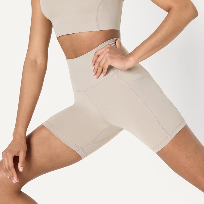 Amazon Essentials Women's Active FormFlex Buttery Soft High Waist Biker Shorts - Image 5