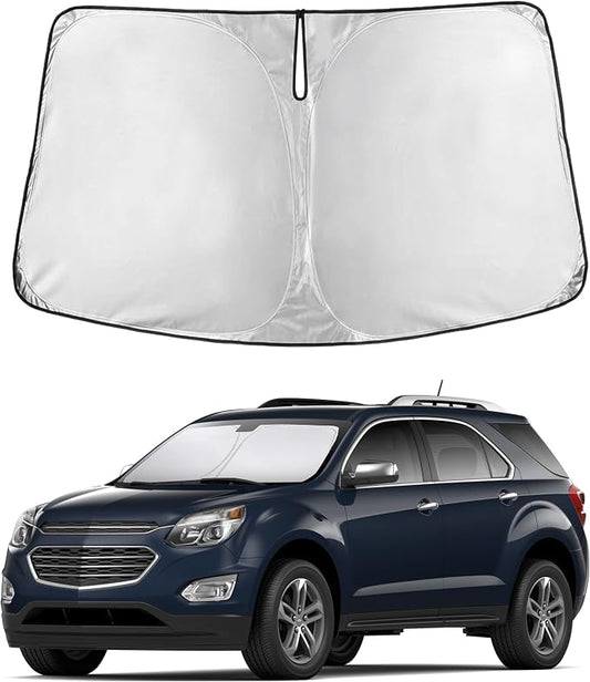 EcoNour Windshield Sunshade Compatible for Chevrolet Equinox 2010-2015 2016 2017, Sun Visor for Front Windshield & Window Sun Shade Cover, UV Heat Blocker & Protector, Car Accessories by EcoNour