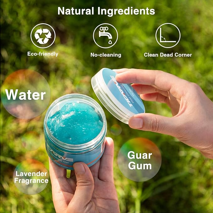 TICARVE Cleaning Gel for Car Detail Tools Car Cleaning Automotive Dust Air Vent Interior Detail Putty Universal Dust Cleaner for Auto Laptop Car Slime Cleaner - Image 6