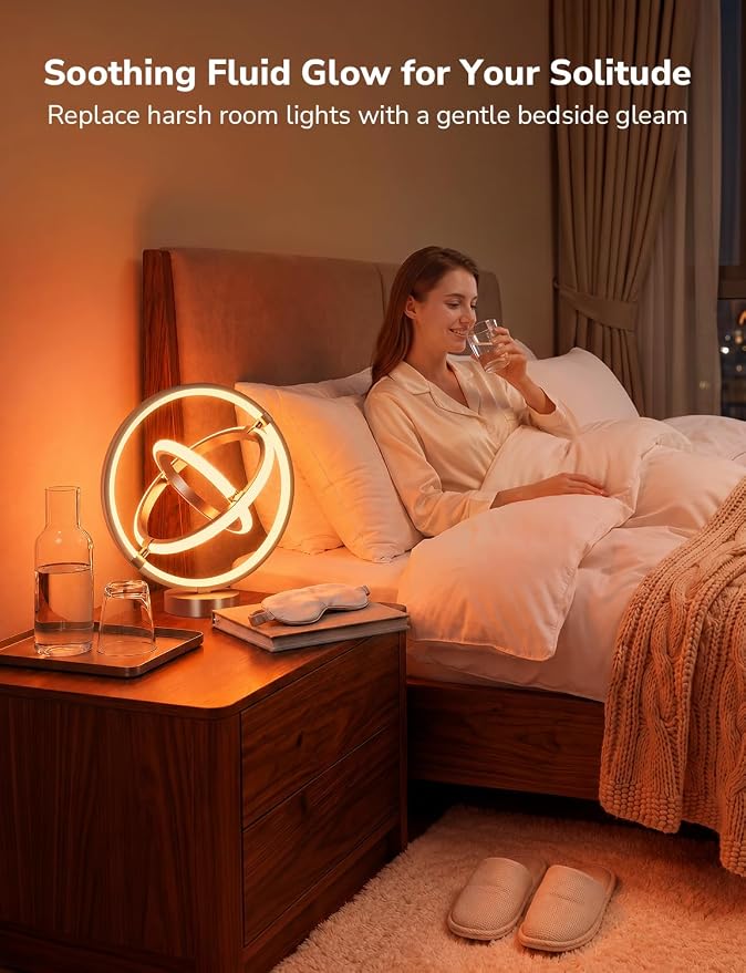 Lepro TB1 AI Smart Table Lamp, RGB+IC Addressable Color Changing Desk Light Alexa Google Home Enable, Music Sync, DIY Endless Scenes, APP Control Cool LED Lamp for Room Decor Ambient Lighting, 2.4 GHz - Image 8