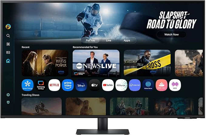 Samsung 43” Smart Monitor M7 (M70F) 4K UHD Display, Samsung Vision AI, Smart TV Apps, Gaming Hub, USB-C, HDMI and USB-A, Black, LS43FM702UNXZA, 2025 - Image 13