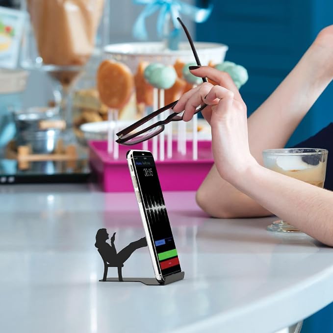 Artori Design Cell Phone Stand for Desk - Smartphone Stand for Office or Home - Cute Phone Stand for Recording Watching Videos Gaming or Video Calls - Unique Phone Holder for Tablets and Cellphones - Image 9