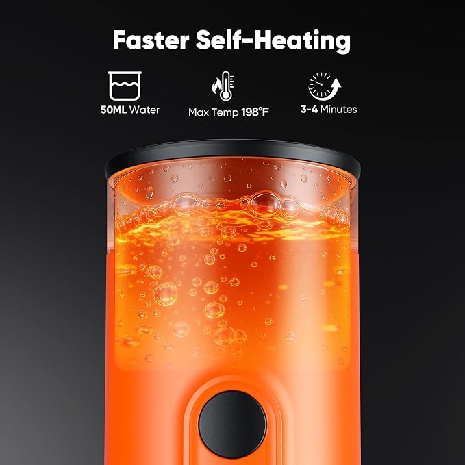 Portable Espresso Machine for Travel, Self-Heating Coffee Maker Works with Capsules & Ground Coffee, Type-C Rechargeable for Outdoor Camping Car RV Business Trips - Image 4