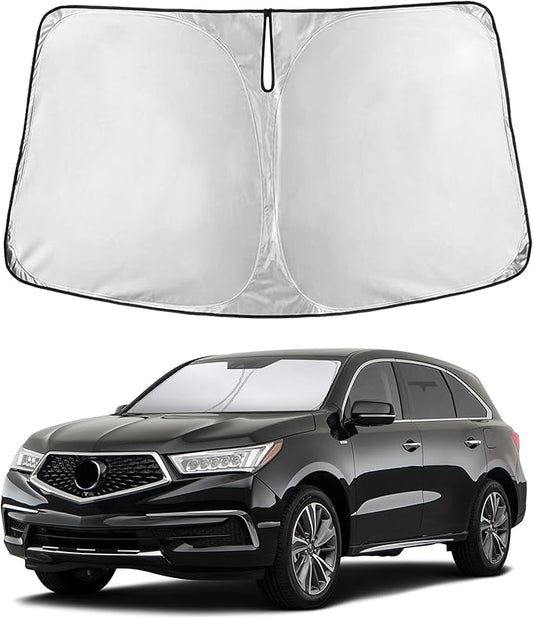 EcoNour Windshield Sunshade Compatible for Acura MDX 2014-2018 2019 2020, Sun Visor for Front Windshield & Window Sun Shade Cover, UV Heat Blocker & Protector, Car Accessories by EcoNour