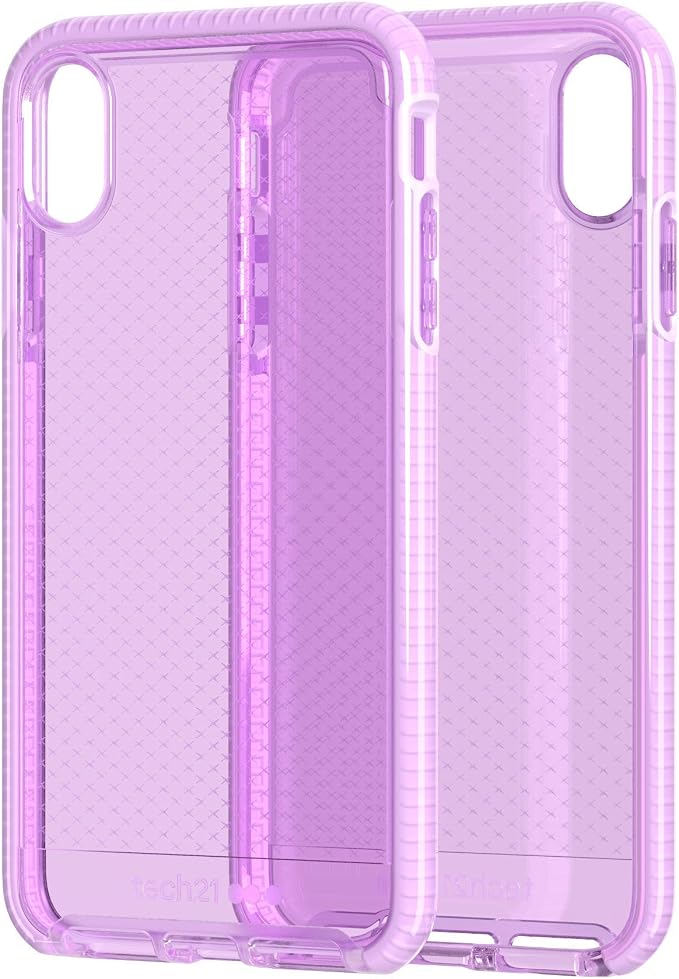 tech21 Evo Check Apple iPhone Xs Max Phone Case with 12 ft. Drop Protection - Orchid - Image 7