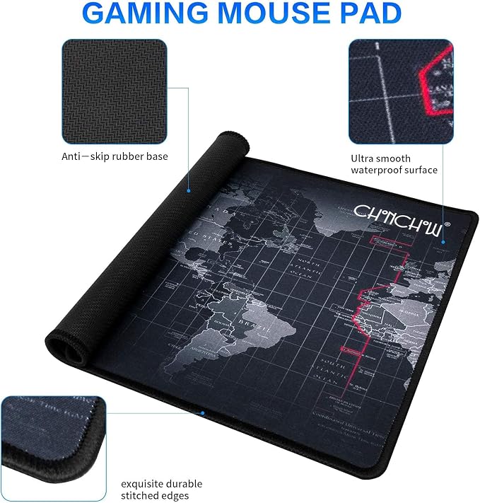Gaming LED Keyboard Mouse Headset and Mousepad Bundle,Wired Rainbow | LED Light Up Gaming Keyboard Mouse Headset, Value 4 In 1 Game Set for Xbox PS4 PS5 PC Laptop Gamer - Image 6