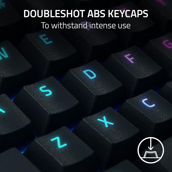 Razer BlackWidow V4 Pro Wired Mechanical Gaming Keyboard, Yellow Switches | Linear & Silent Switches, Doubleshot ABS Keycaps, Command Dial, 8 Dedicated Macro Keys, Chroma RGB, Snap Tap, Wrist Rest - Image 6