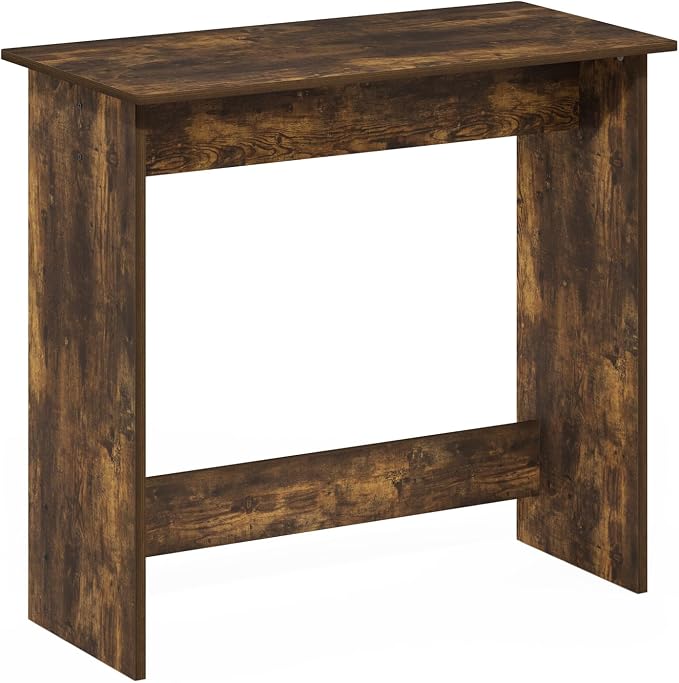 Furinno Simplistic 31-Inch Rustic Brown Computer Desk, Small Office Desk, Rectangular Home Office Desk with Drawers, Gaming Desk for Home Office, Bedroom, Study Room, Amber Pine - Image 5