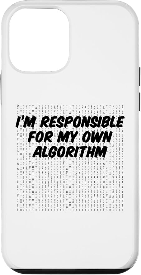 iPhone 12 mini Binary Code Computer Algorithm AI Artificial Intelligence Case by Unknown