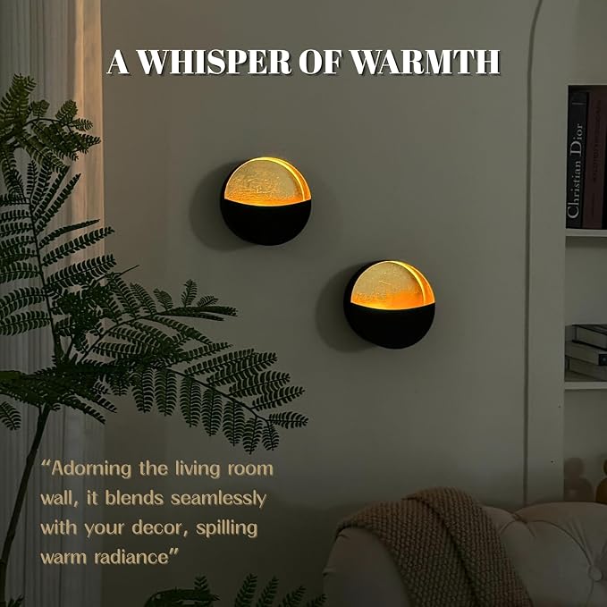 Black Wall Candle Holder Set of 2 with Gold Leaf Interior, Metal Wall Candle Sconces, Vintage Style Wall Decor for Living Room, Bedroom, and Dining Room - Image 4