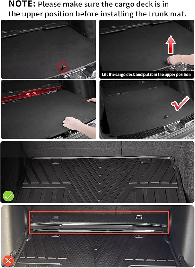LASFIT Full Set Floor Mats for Honda CR-V 2026 2025 2024 2023 (Gasoline & Hybrid & e:FCEV), All Weather TPE Custom Fit Floor Liners 1st & 2nd Row & Seat Back Mat & Cargo Mat (Upper Position) - Image 2