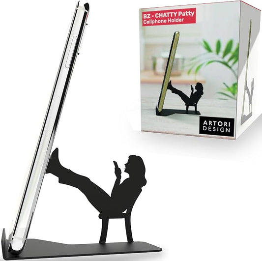 Artori Design Cell Phone Stand for Desk - Smartphone Stand for Office or Home - Cute Phone Stand for Recording Watching Videos Gaming or Video Calls - Unique Phone Holder for Tablets and Cellphones by ARTORIDESIGN